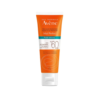 Protetor Solar Facial Fluido Anti Acne FPS 60 Avene Mat Perfect 40g