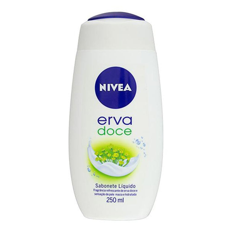 KIT COM 6 Sab Liq Nivea 250Ml Erva Doce