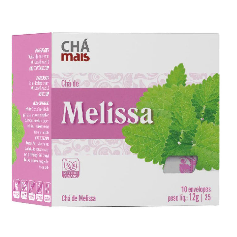 Chá de Melissa 10 Sachês - Chá Mais
