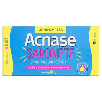 Acnase Sabonete Barra Ação Antisséptica 110g - Drogaria Poupa Centro