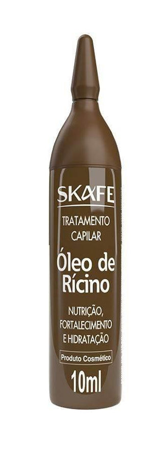 Ampola Tratamento Capilar Óleo de Ricino da Skafe 10 Ml - Drogaria Poupa Centro