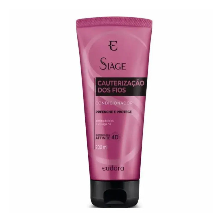 Condicionador Vegano Eudora Siage Cauterização dos Fios 200ml