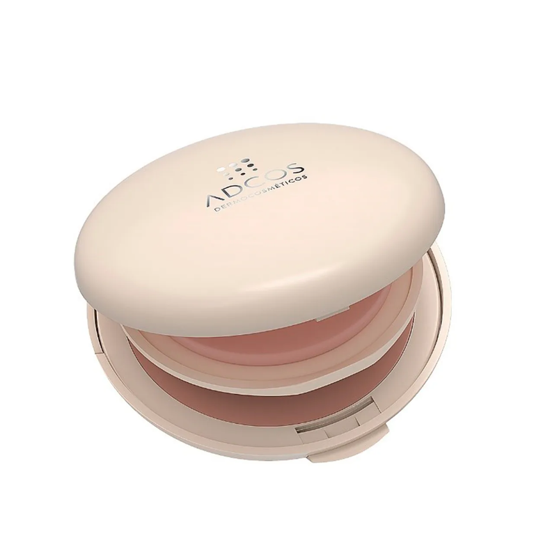 Protetor Solar Facial FPS50 Peach 11g Pó Compacto Adcos