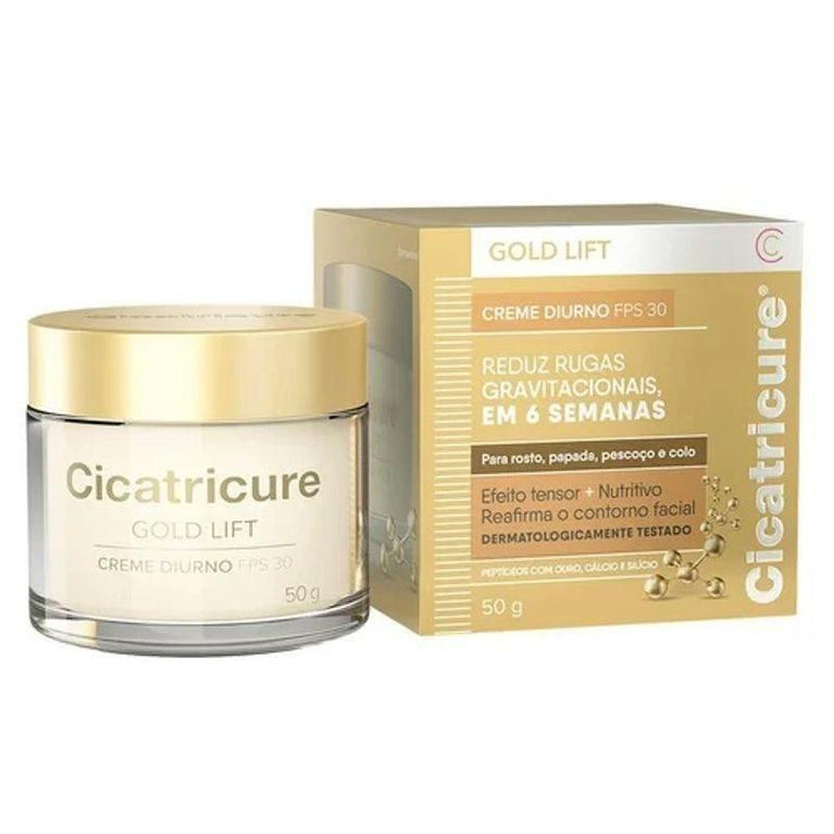 Creme Facial Cicatricure Gold Lift Diurno 50g - Drogaria Poupa Centro