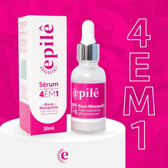 Epile Serum 4 Em 1 Rosa Mosqueta 30Ml - Drogaria Poupa Centro
