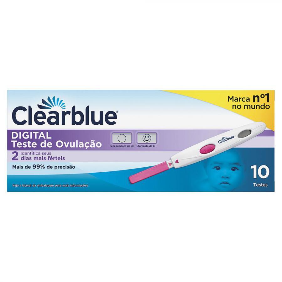 Teste Ovulacao Clearblue Digital  C/10
