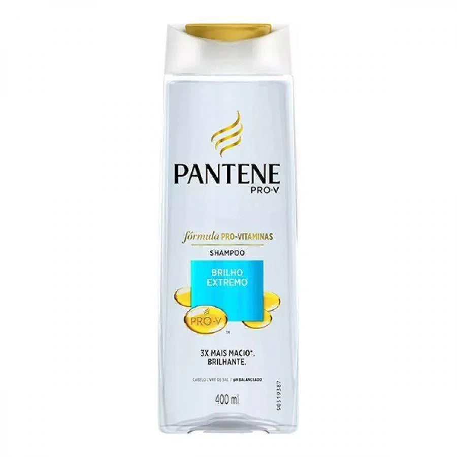 Shampoo Pantene 400ml Brilho Extremo - Drogaria Poupa Centro