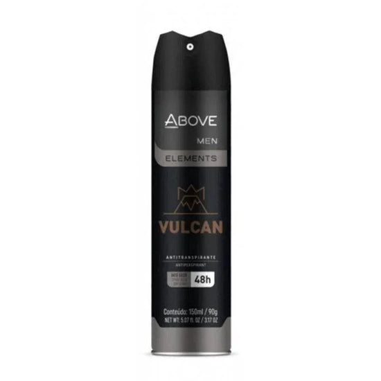 Desodorante Above Aerosol Men Vulcan 150ml - Drogaria Poupa Centro