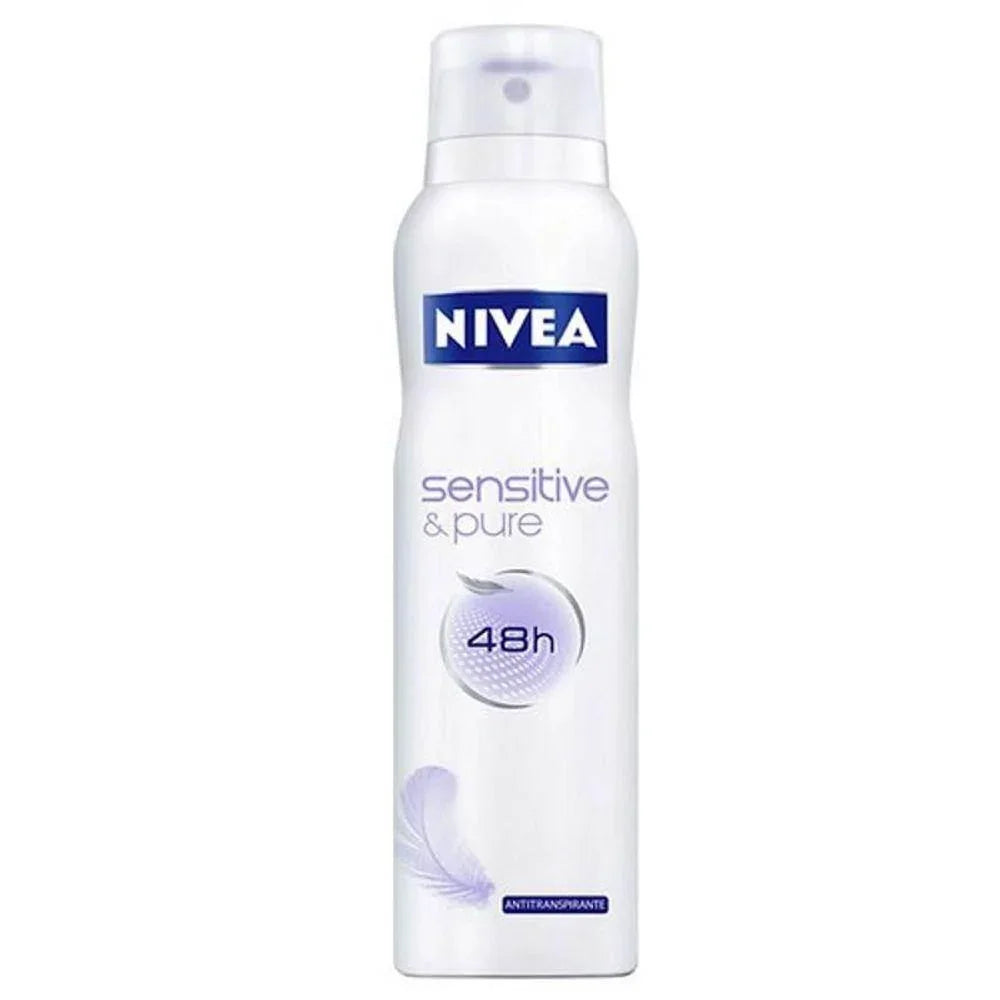 Desodorante Nivea Aerosol Sensitive & Pure 150ml - Drogaria Poupa Centro