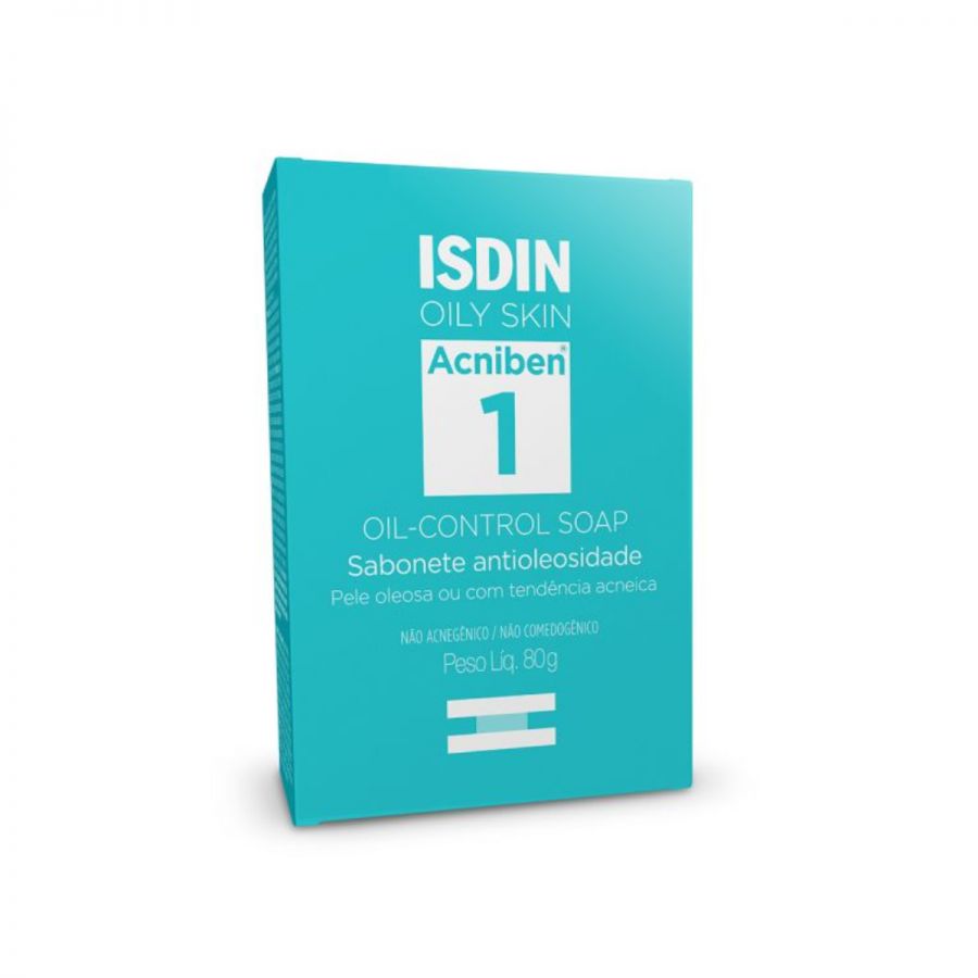 Sabonete em barra Antioleosidade Facial Isdin Acniben 1 Oil control