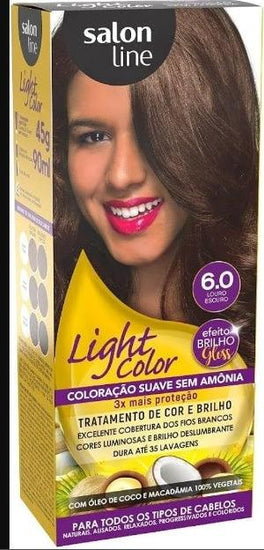 Tintura Ligth Color 6.0 Loiro Escuro - Drogaria Poupa Centro