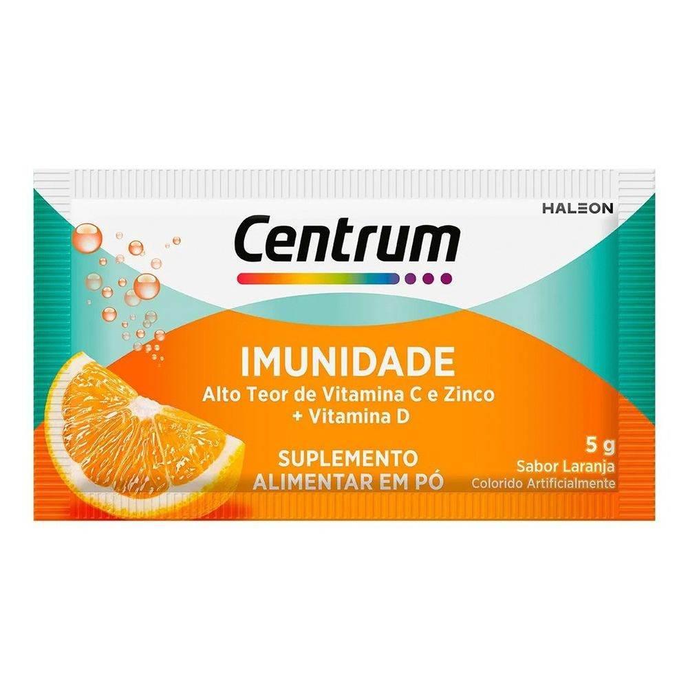 Centrum Laranja Pó Imunidade 12 Sachês - Drogaria Poupa Centro