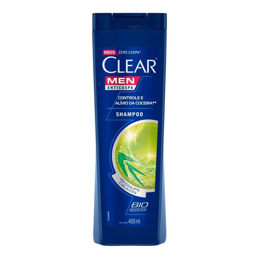 Shampoo Clear Anticaspa Controle e Alívio da Coceira - 400ml - Drogaria Poupa Centro