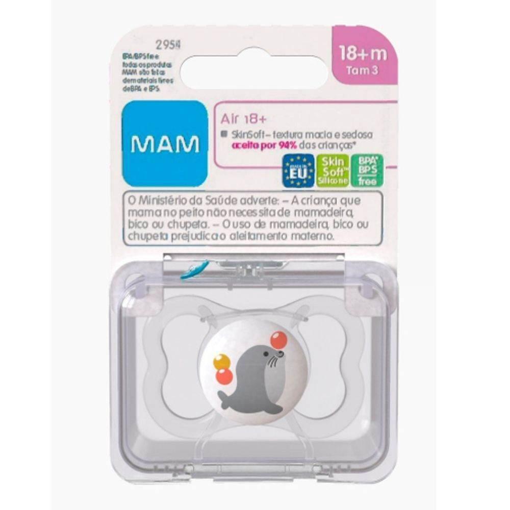 Chupeta Mam Air Neutra +18Meses - Drogaria Poupa Centro
