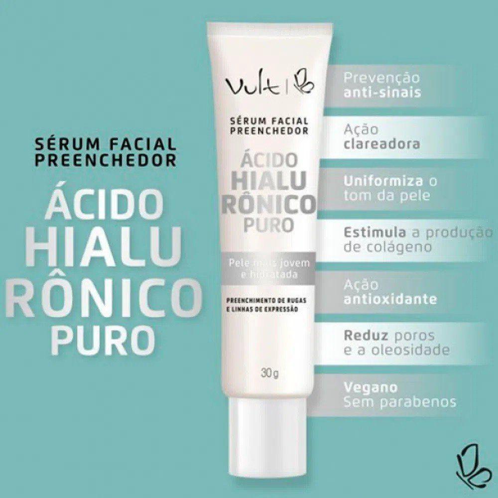 Vult Ácido Hialurônico Puro - Sérum Anti-Idade 30g