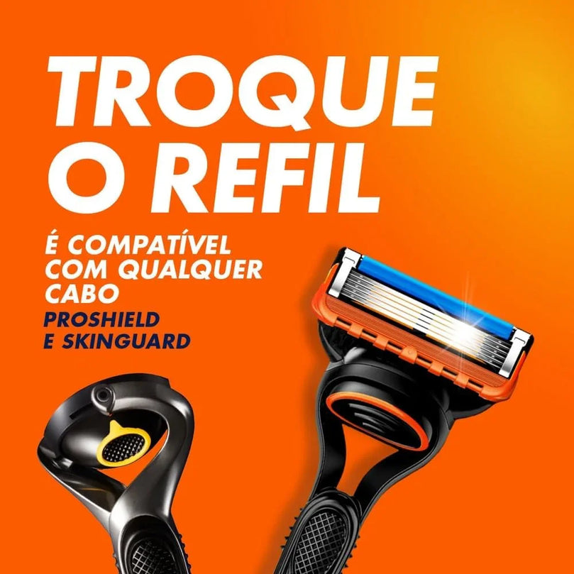 Gillette Carga Para Aparelho De Barbear Fusion5 4 Unidades - Drogaria Poupa Centro