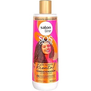 Salon Line, Condicionador, SOS Cachos, De Repente Pronta, Vegano - Para Cabelos Cacheados e Crespos, 500ml