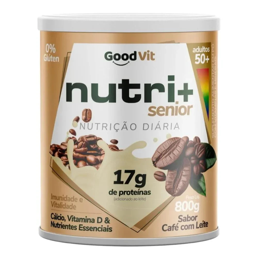 Good Vit Nutri+ Senior sabor Café com Leite 800g - Drogaria Poupa Centro