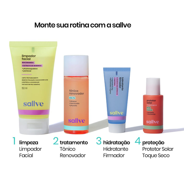 Sallve Tônico Renovador 120Ml - Aha 7%