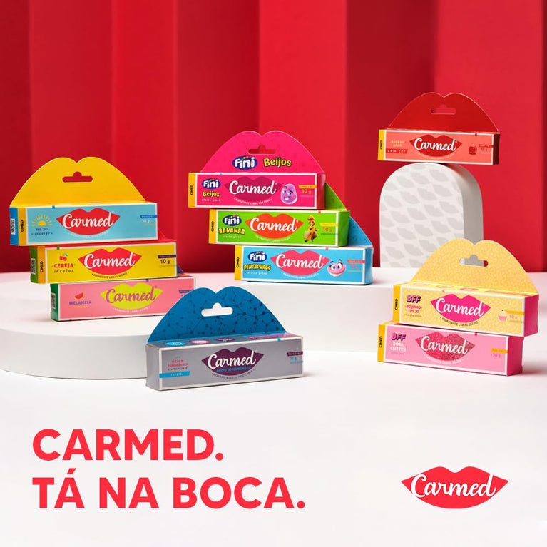Hidratante Labial Carmed FPS 30 Incolor Proteção Diária 10g