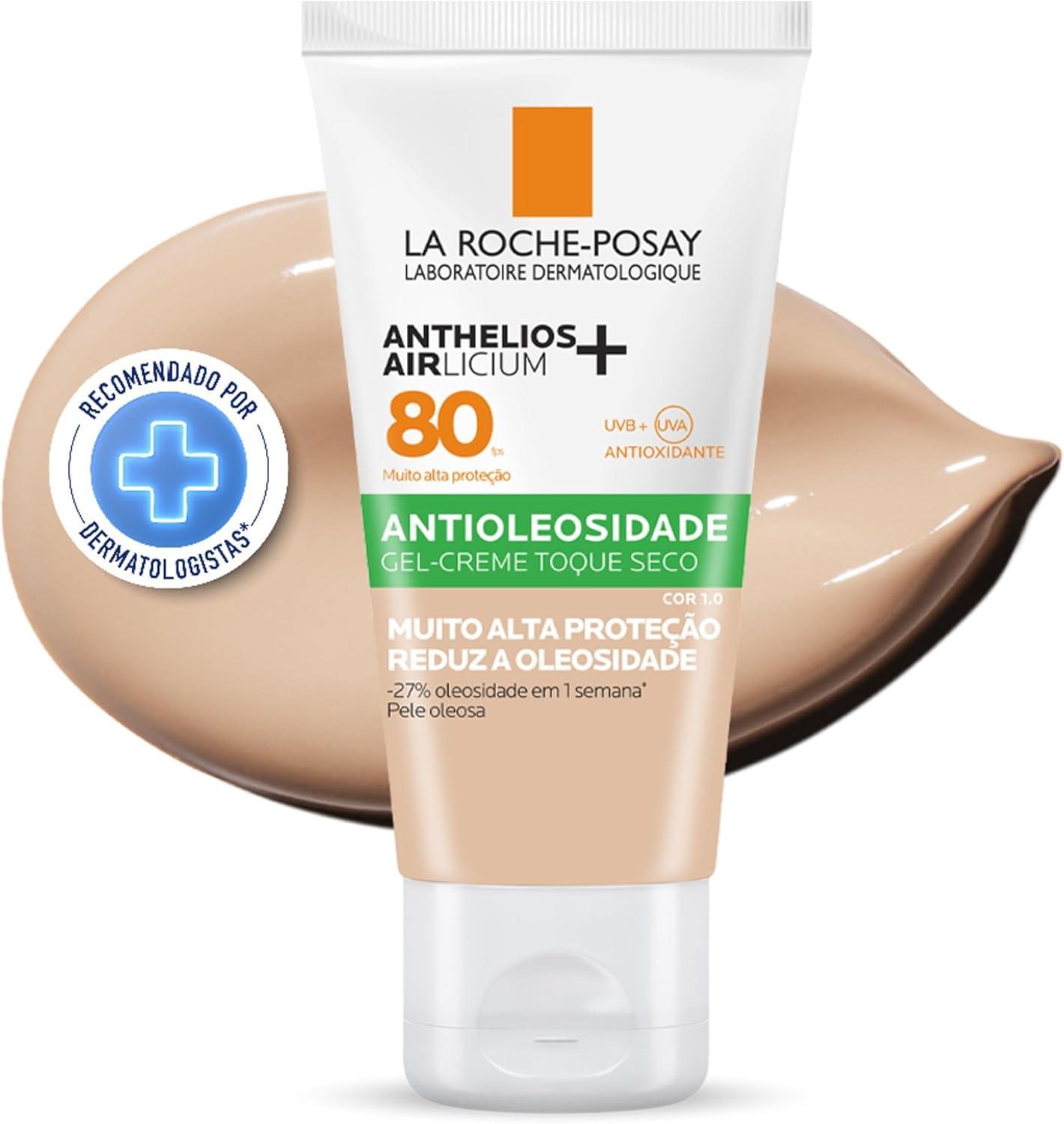 Protetor Solar Facial Anthelios Airlicium+ La Roche-Posay FPS 80 Cor 1.0 40G