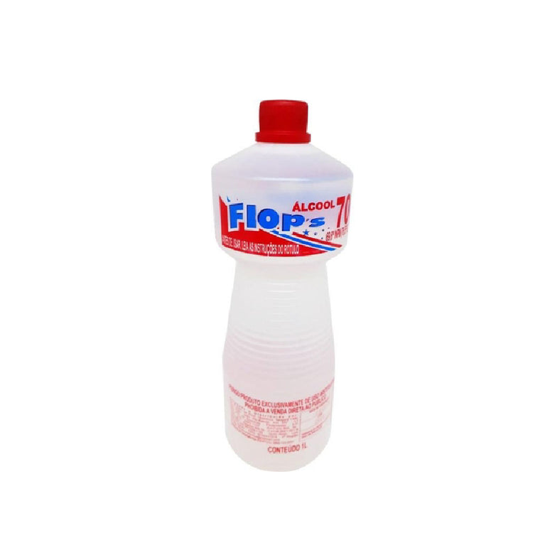 Álcool 70% Flops 1 Litro | Limpeza e Proteção