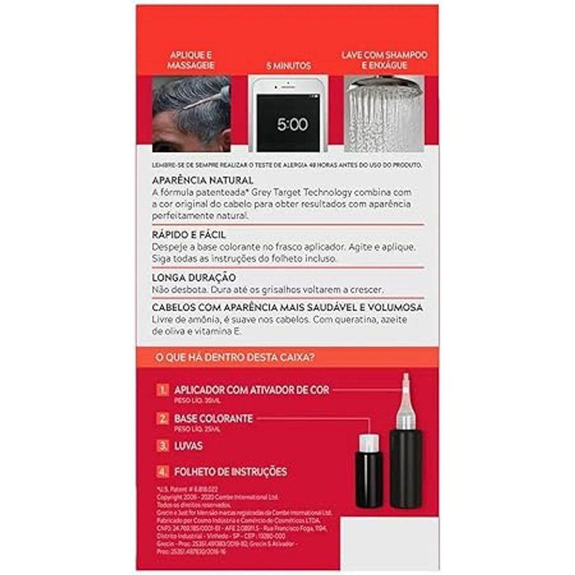 Tint Grecin 5 Shampoo Castanho Escuro - Drogaria Poupa Centro