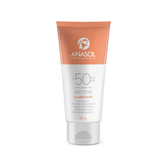 Protetor Solar Facial Clareador Anasol FPS 50 60g