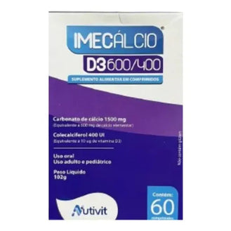 Imecalcio D3 600/400 60Cpr Nutivit