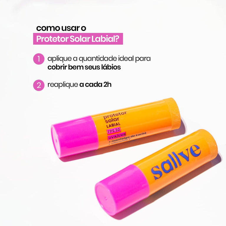Sallve Protetor Solar Labial FPS 30 5,7g
