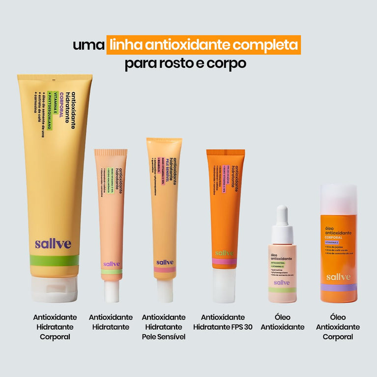 Sallve Antioxidante Hidratante 35G Nano Vit C 10% Ác Hialurônico