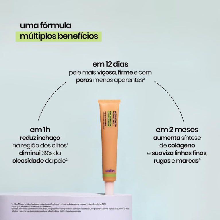 Sallve Antioxidante Hidratante 35G Nano Vit C 10% Ác Hialurônico