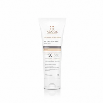 Protetor Solar Facial Adcos FPS 50 Beige 50g