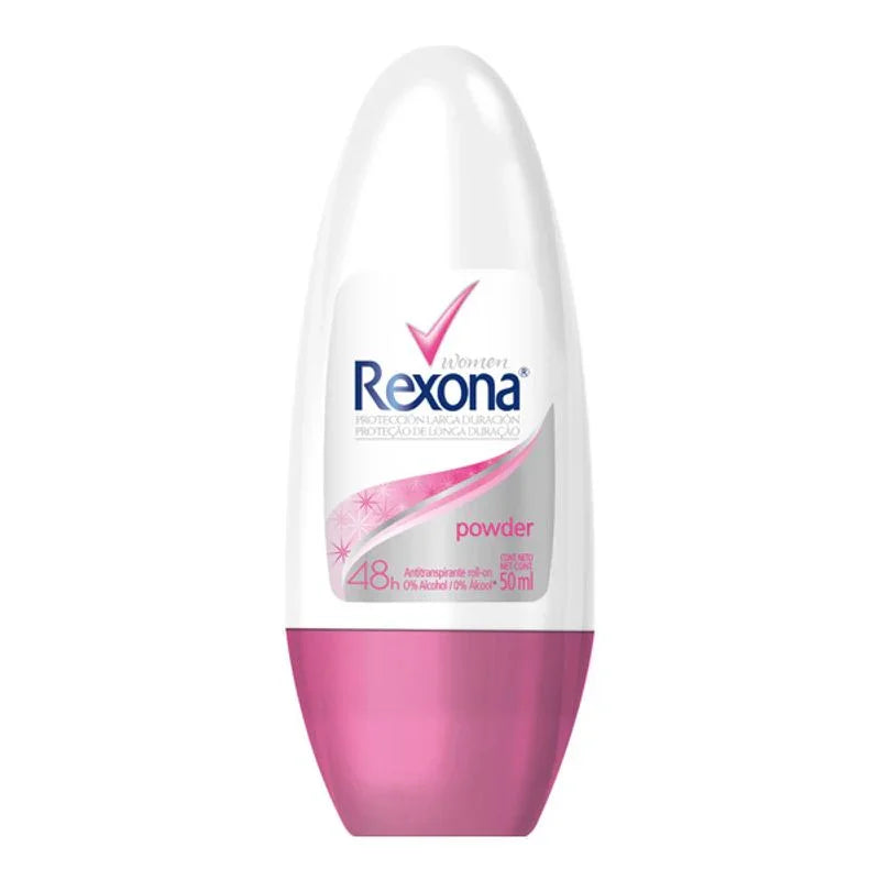 DESODORANTE REXONA POWDER FEMININO ROLLON 50ML - Drogaria Poupa Centro