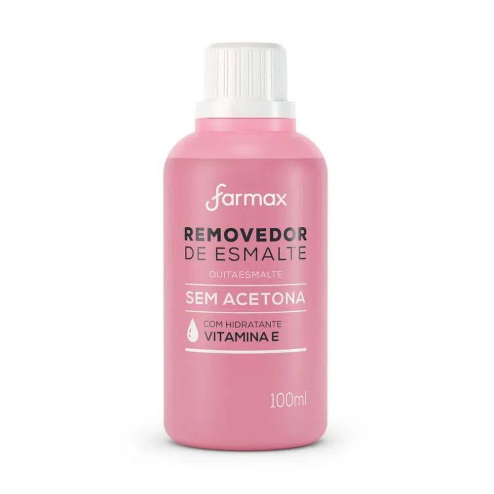 REMOVEDOR DE ESMALTE SEM ACETONA 100ML - Drogaria Poupa Centro