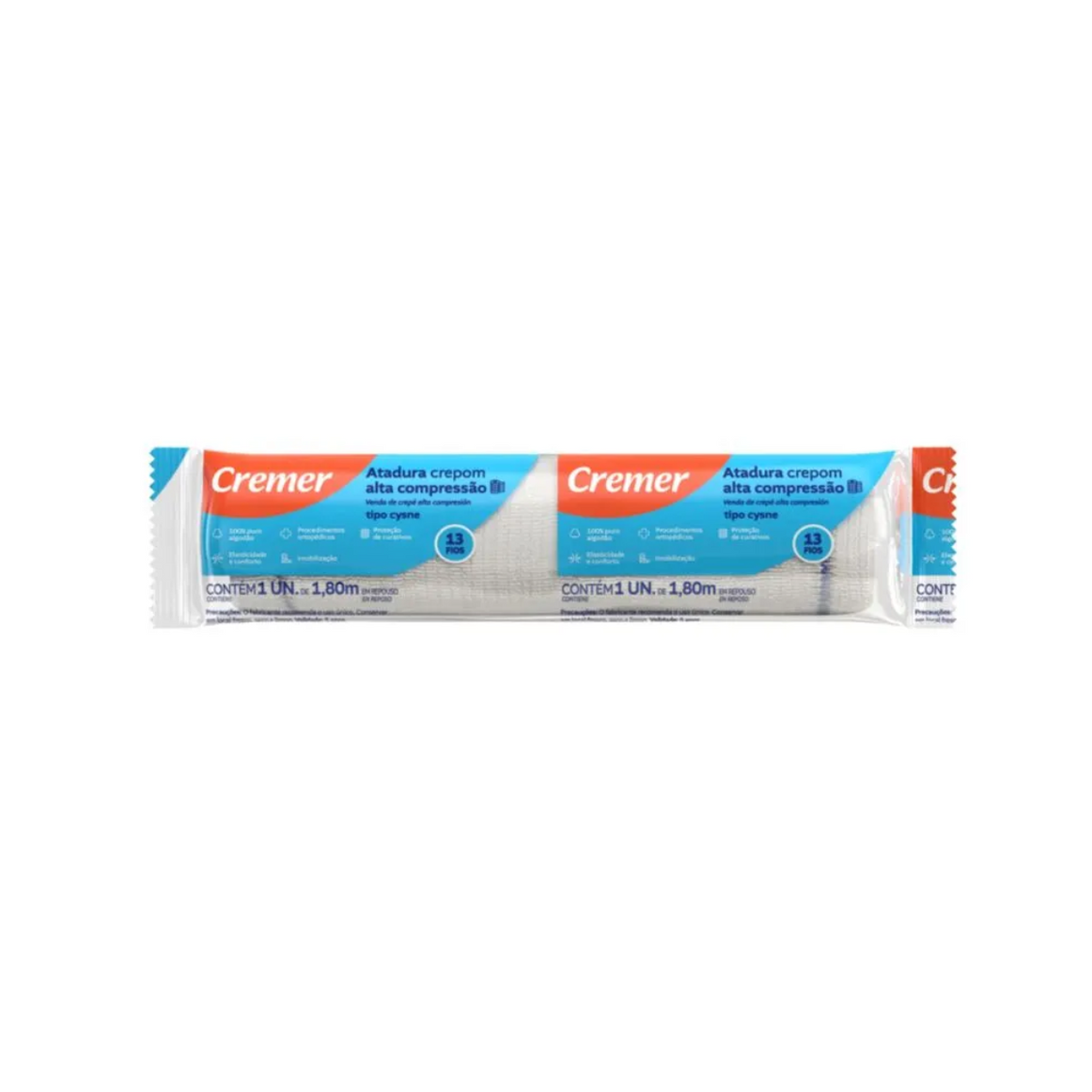 Atadura de Crepom Creme Cysne 15cm x 1,8m