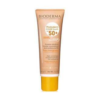 Protetor Solar Facial FPS 50 Bioderma Photoderm Cover Touch Dourado Pele Morena 40ml - Drogaria Poupa Centro