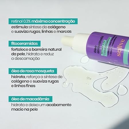 Oleo Antissinais Sallve 30Ml