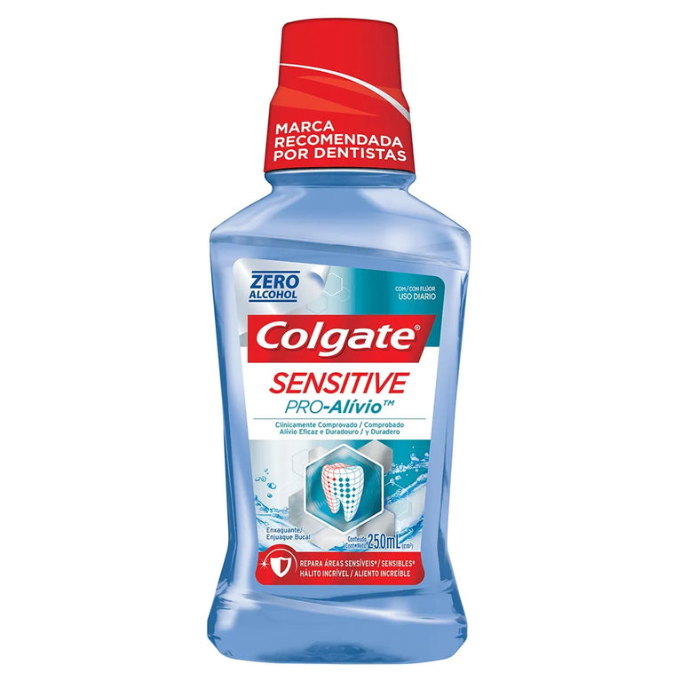 Enxaguante Bucal Sem Álcool Colgate Sensitive Pro-Alívio 250ml