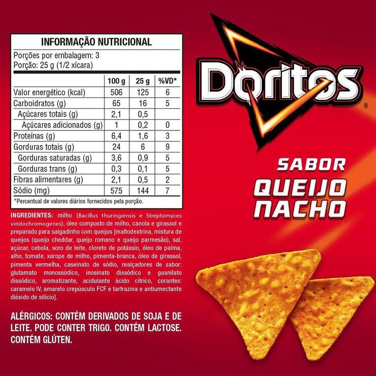 Salgadinho de Queijo Nacho Doritos 75g