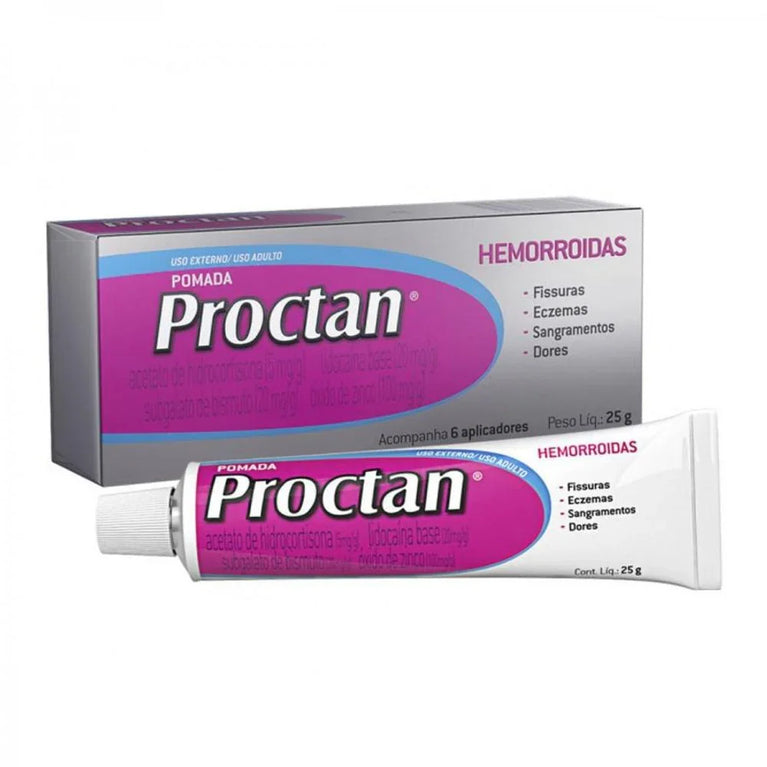 Proctam Pomada 5Mg/G+20Mg/G+20Mg/G+100Mg/G - 25G