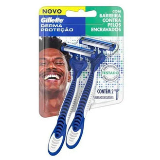 Aparelho Gillette Derma Proteção C/2 - Drogaria Poupa Centro