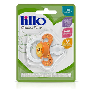 Chupeta Bico de Silicone Funny Animais 6m+ Leão – Lillo