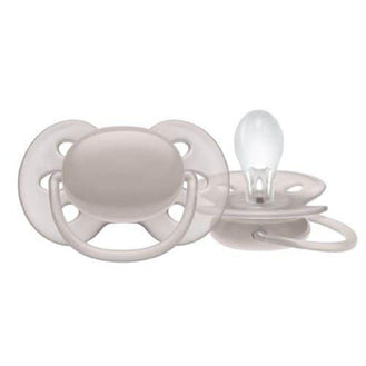 Chupeta Avent Ultra Soft 6-18 Meses Neutra - Drogaria Poupa Centro