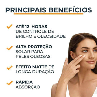 Protetor Solar Facial Eucerin Sun Oil Control Tinted Médio FPS70 50G - Drogaria Poupa Centro