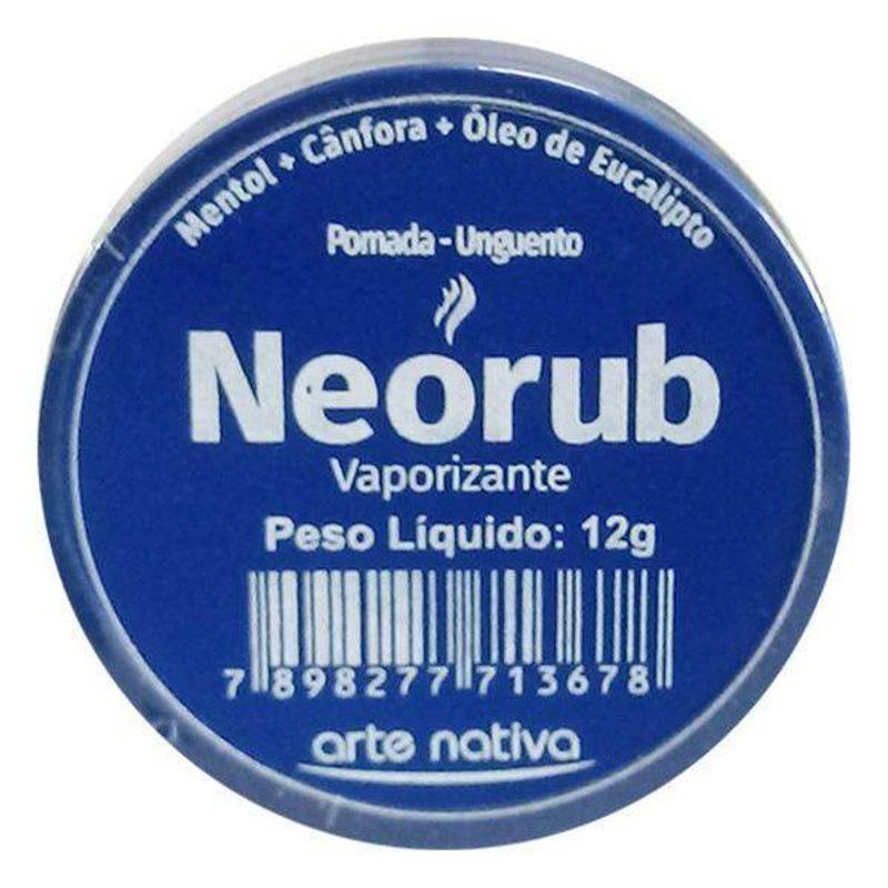 Neorub frasco com 12g de pomada de uso dermatológico - Drogaria Poupa Centro