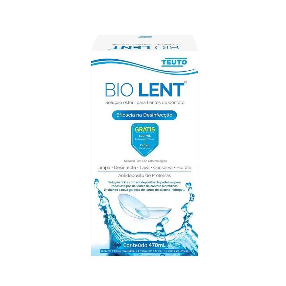 Bio Lent Solução Estéril 470ml - Drogaria Poupa Centro