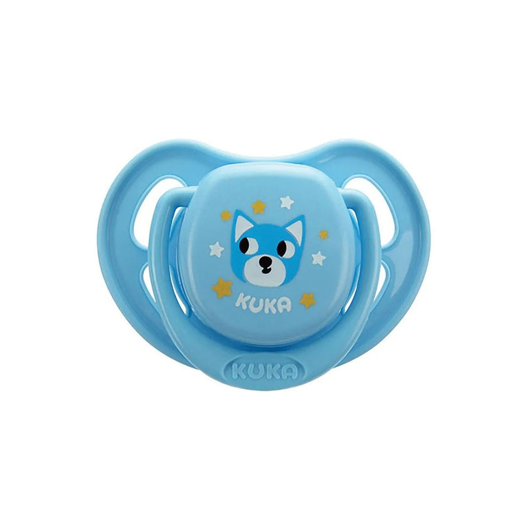 Chupeta Smart Kuka Tamanho 1 Bico Redondo Azul