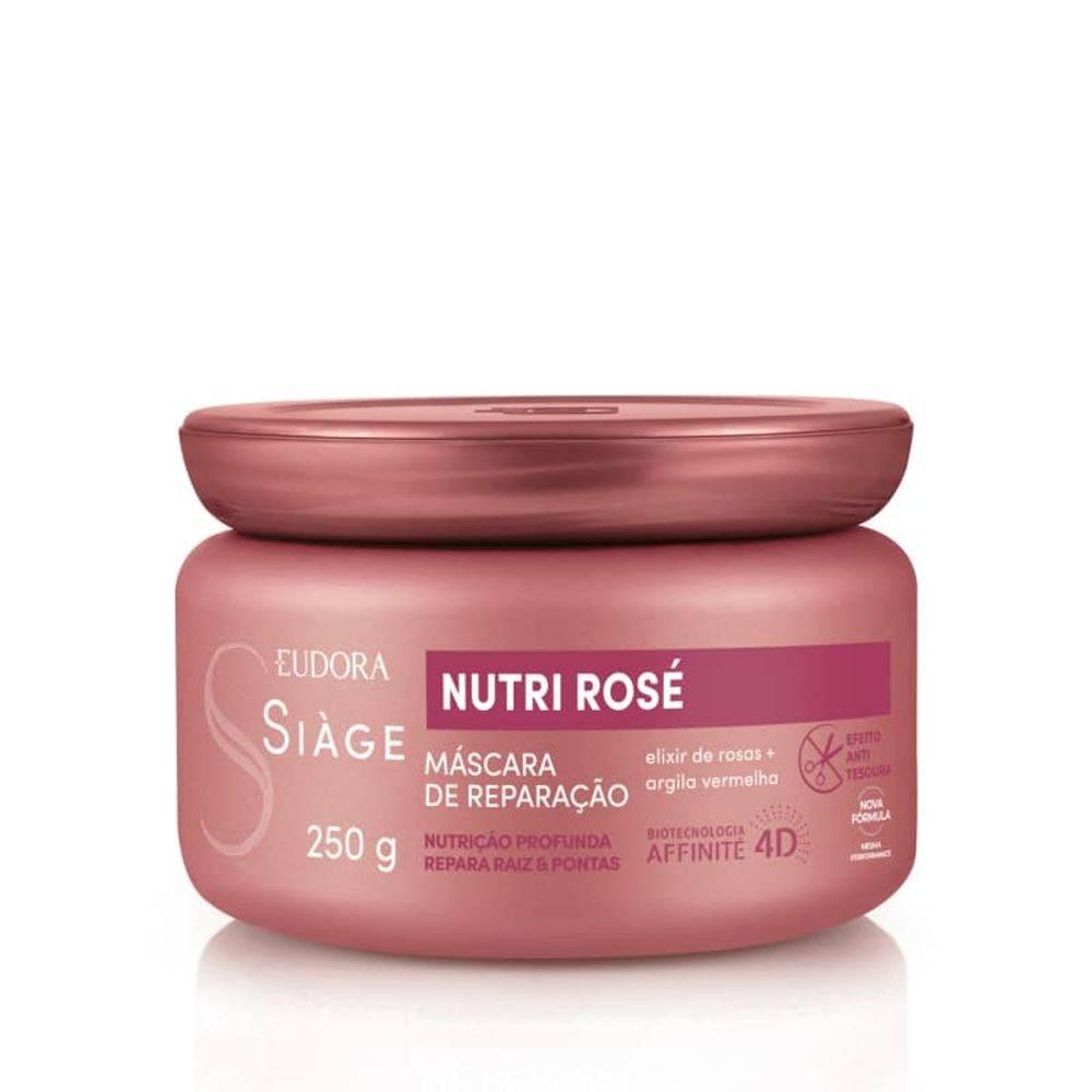 Máscara Capilar Nutri Rosé - 250g Eudora - Drogaria Poupa Centro