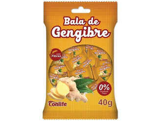 Bala Gengibre Conlife Tradicional 40g - Drogaria Poupa Centro